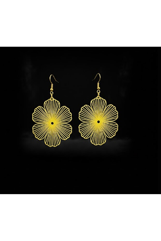 2 Çift Çiçek Küpe - 1