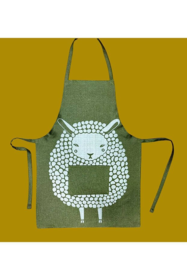 BASIC BASKILI POLYESTER MUTFAK ÖNLÜĞÜ - 2