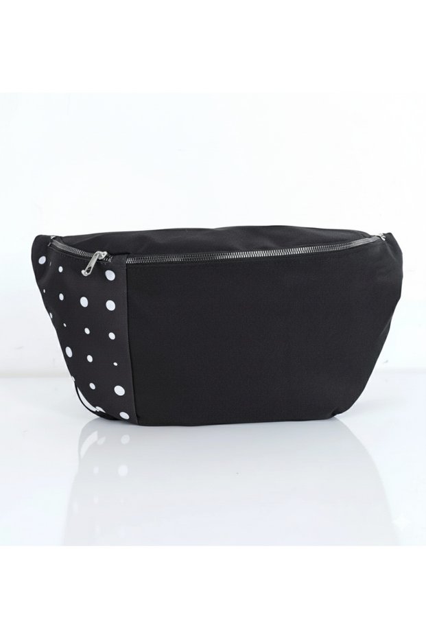 Polka Dot Modern Daily Water Repellent Large Size Crossbody Adjustable Strap Body Bag Waist and Shoulder Bag