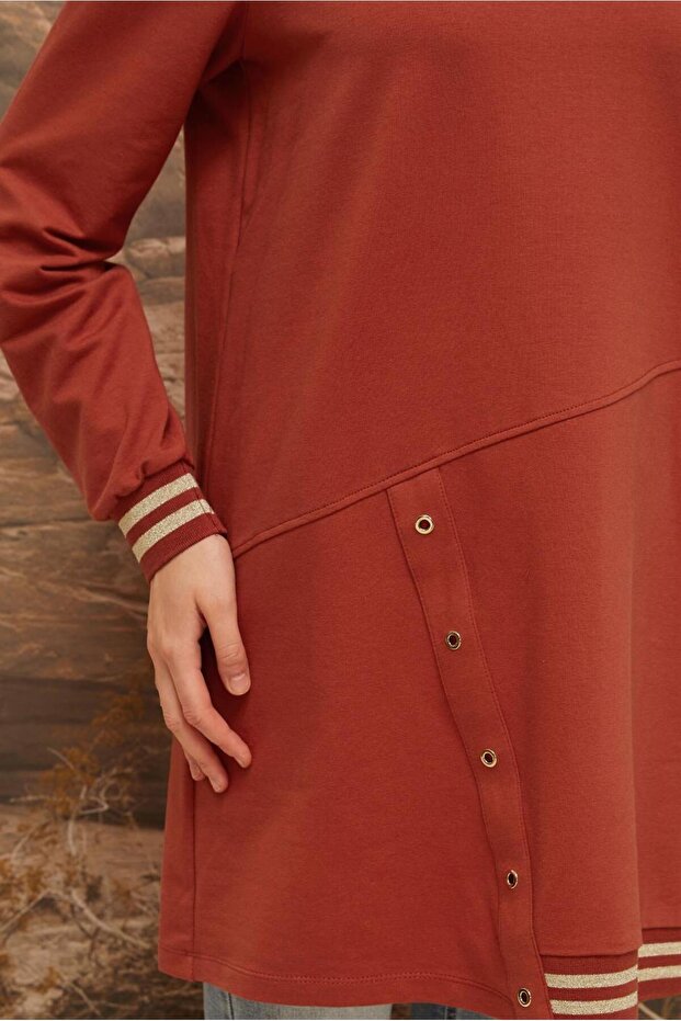 PAMUKLU EŞOFMAN TUNİK 45979 - 3