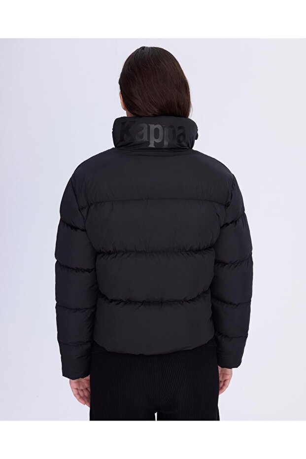 Authentic Arya Kadın Siyah Regular Şişme Mont - 5