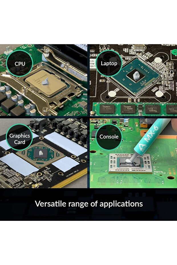 MX-4 (incl. Spatula, 4 g) - Premium Performance Thermal Paste for all processors (CPU, GPU - - 3