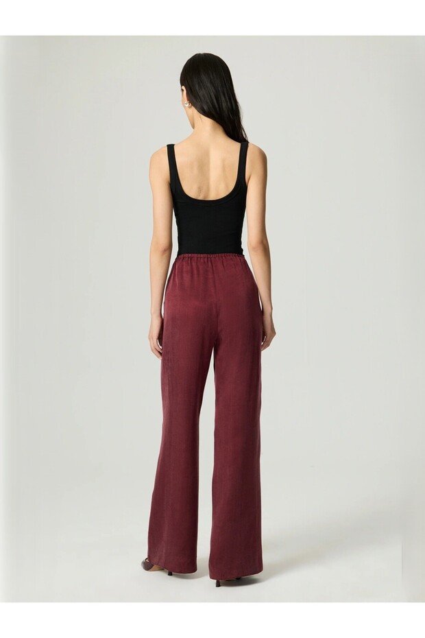 Elastik Belli Pantolon - 3