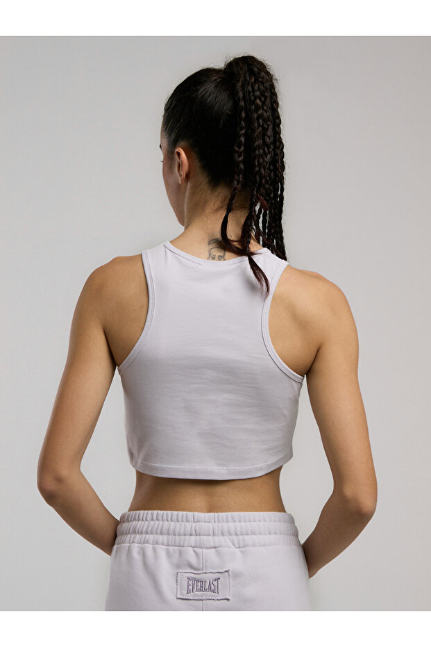 Ever Classics Wmn Lila Kadın Basic Crop Atlet - 4