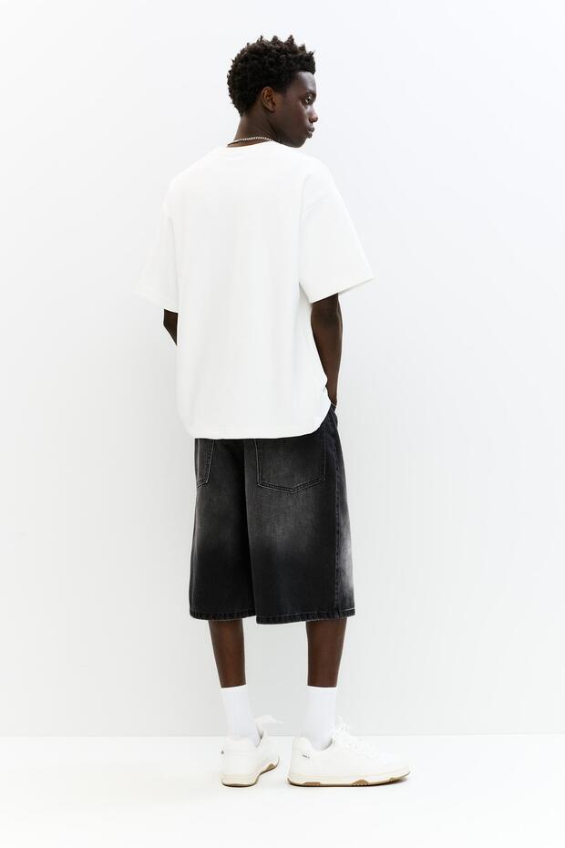 Basic kısa kollu sweatshirt - 4