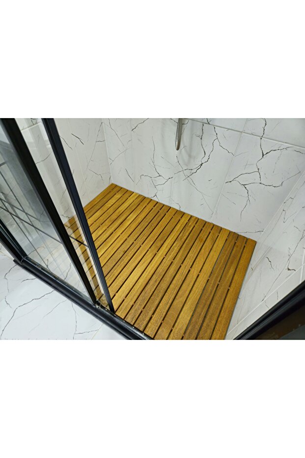 ORPA ORMAN ÜRÜNLERİ Katlanabilir Ahşap Duş Izgarası (iroko Ağacı)