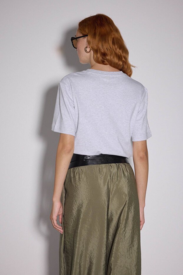 Premium Pamuk Basic Tshirt Kadın - 3