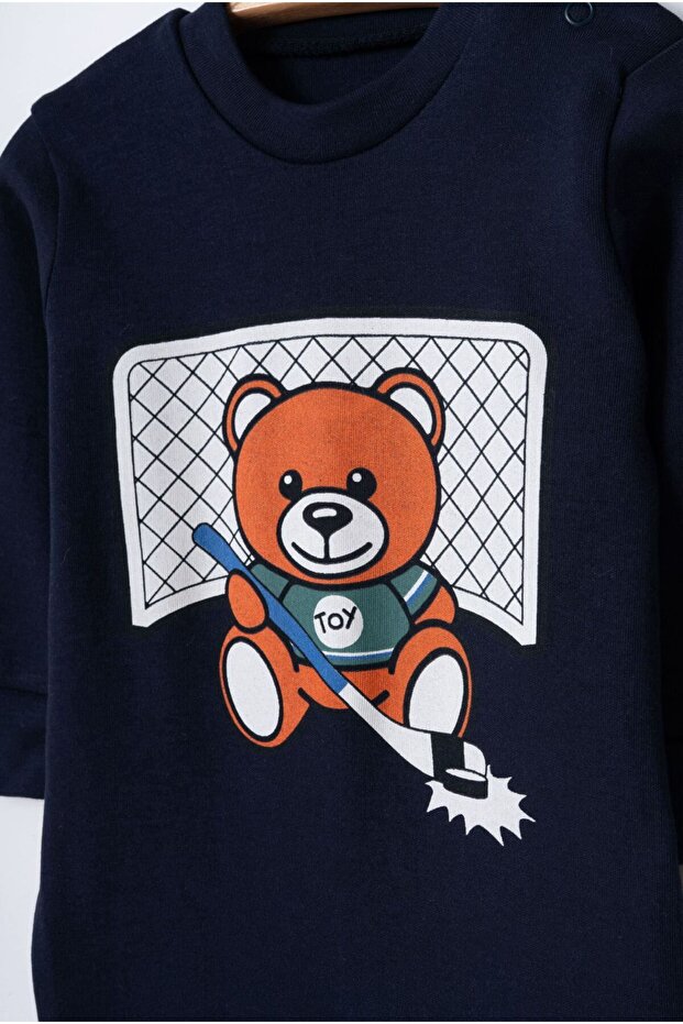 Toy Ayı Temalı Bebek Tulum - 2