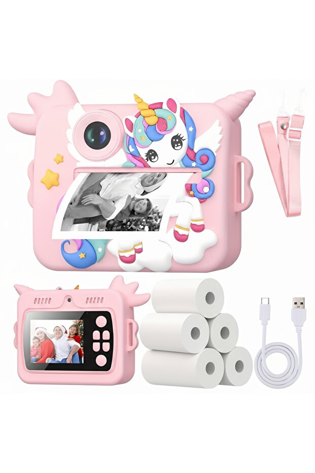 Instant Print Camera for Kids, VALA® 10K UNICORN, 48Mpx Dual Camera - 7