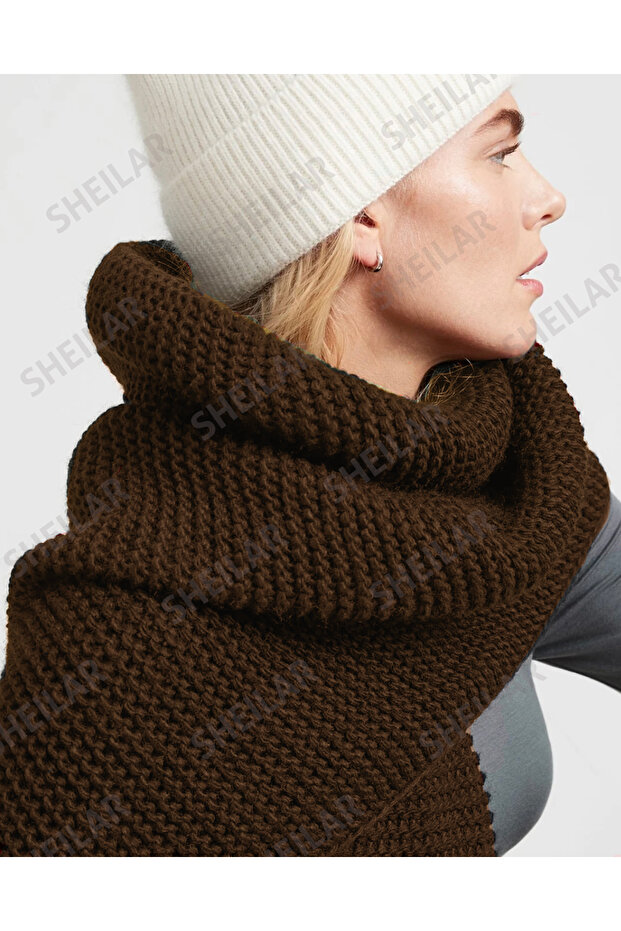 Links Örgü Triko Atkı Kaşkol - 5