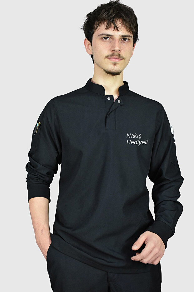 سترة طاهي عملية مع اسم مخصص كهدية، ملابس طهاة - 3