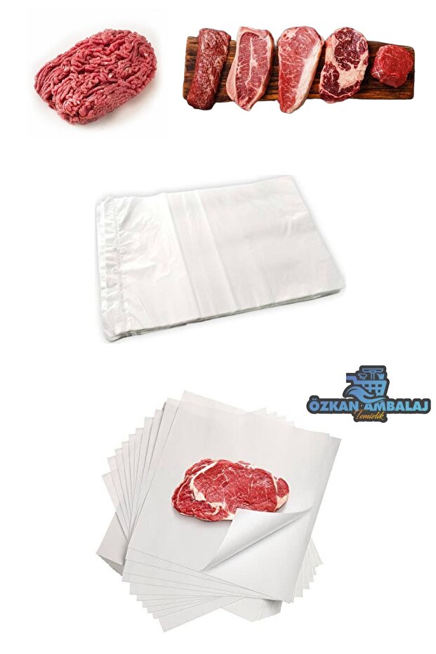 Plass Kağıt / Kasap Poşeti / Kıyma Poşeti / Et Poşeti 35x50 Cm 1 Kg - 2