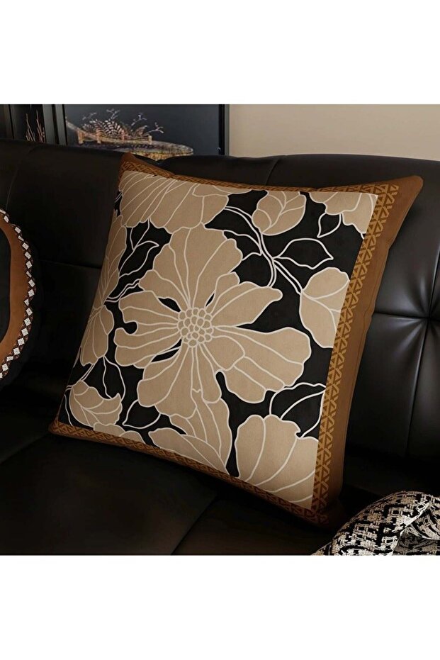 عبوة من 3 أغطية وسائد، 45×45 سم، بنقش مزدوج الجوانب - 3