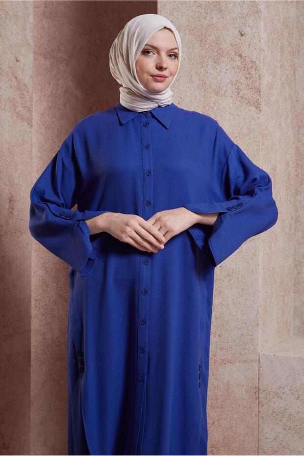 UZUN VİSKON TUNİK 44420 - 1