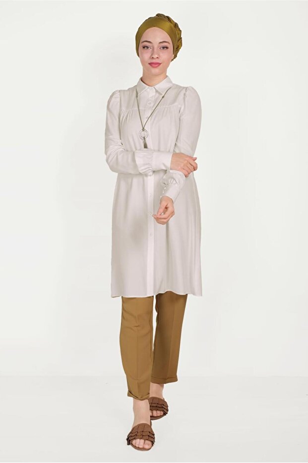 تونيك بأزرار أمامية 40474 - 1