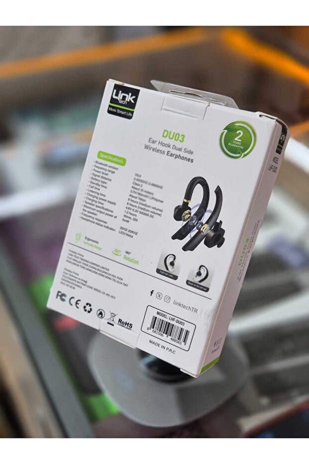 Du03 Kulak Kancalı Çift Yönlü Bluetooth Kulaklık - 5