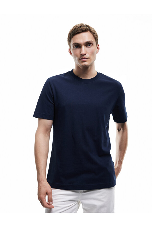 Cotton Short Sleeve Regular Fit Crew Neck Basic t Shirt