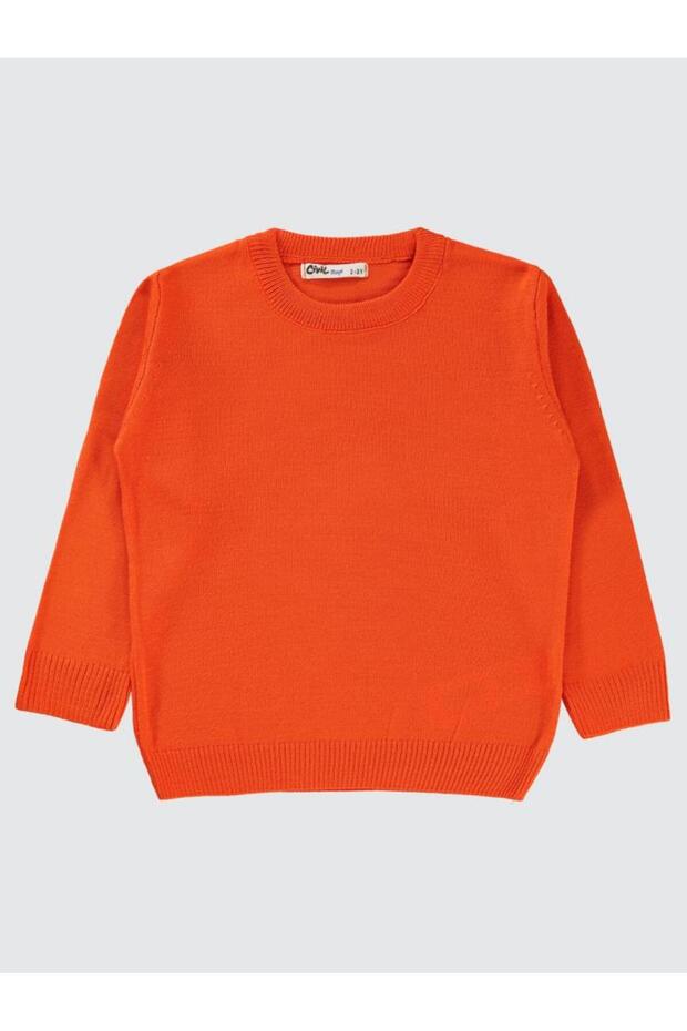 Boy's Sweater 2-5 Years Old Orange