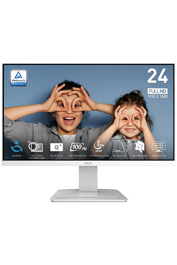 PRO MP2412W 23.8″ 100Hz 1ms Adaptive-Sync Full HD VA Monitör - 1