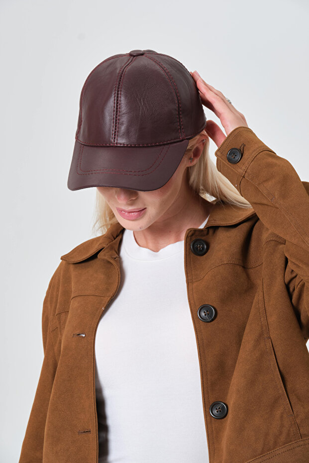 100% Genuine Leather Hat Unisex