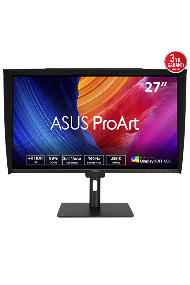 ProArt PA27UCGE 27″ 4K IPS 3840x2160 DP HDMI USB-C PIVOT MONİTÖR - 1