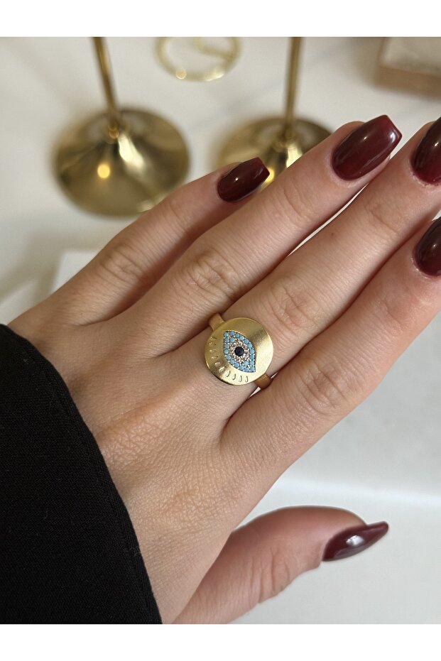 خاتم قابل للتعديل بتصميم عين الشر - 3