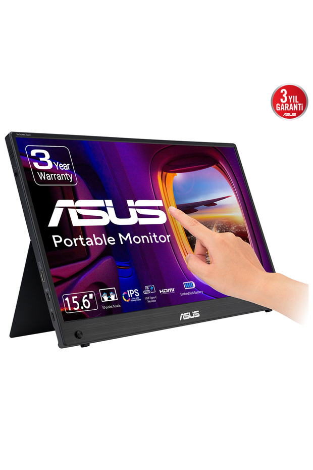 Zenscreen Touch Mb16Amtr 16″ 5Ms 60Hz Full Hd Ips Portable Touch Monitor