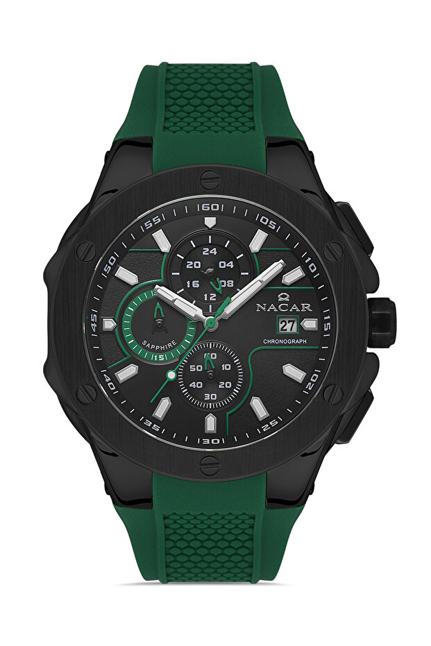 Sapphire Glass Sport Green Men's Wristwatch Nc34-29B554-Bbs6