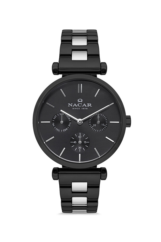 Sports Steel - Black Women's Watch Nc36-390112-Bbm