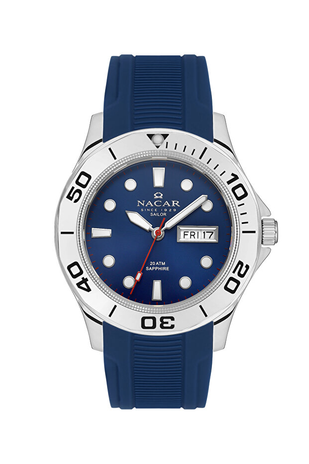 Sapphire Glass Sport Blue Men's Wristwatch Nc34-29B509-Alss3