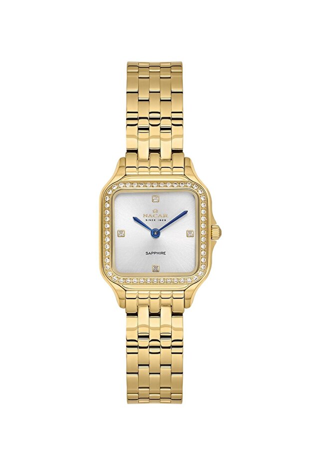 Sapphire Glass Gold Women's Wristwatch Nc33- 398508 -Dwms