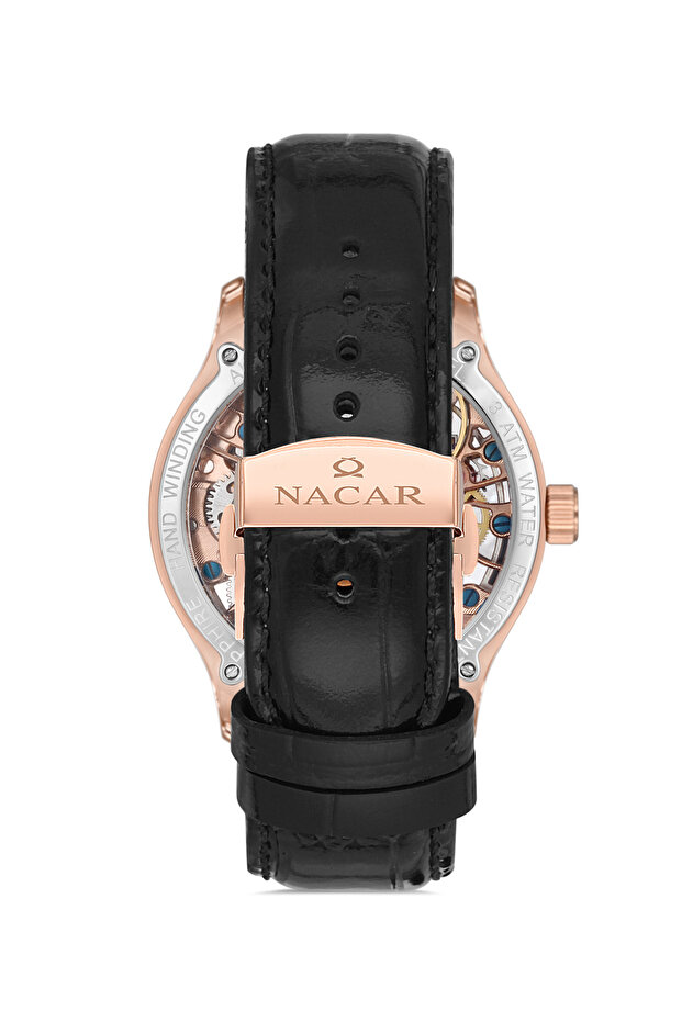 SAFİR CAM KLASİK SİYAH ERKEK KOL SAATİ NC02-290674-RBL1 - 3