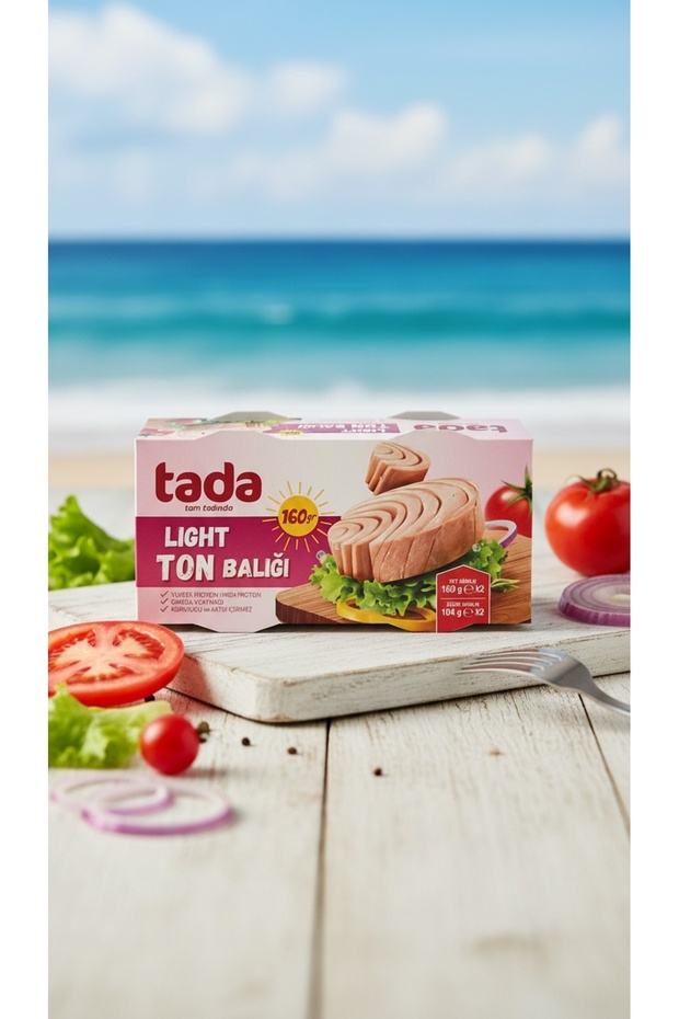 Light/Hafif Ton Balığı 160 gram 10 lu Paket - Doğal Lezzet - 3