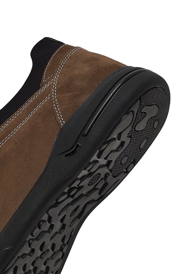 Erkek Taba Bağcıklı Nubuk Deri Casual Sneaker 25WFD6803V3 - 8