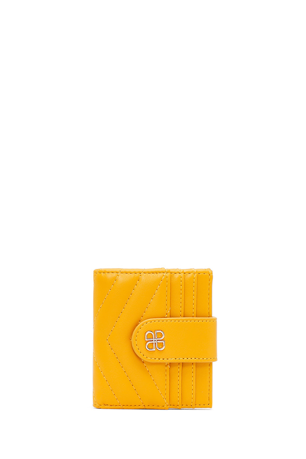 Kadın Sarı Kapitone Kartlık 000A2D5621KP - 5