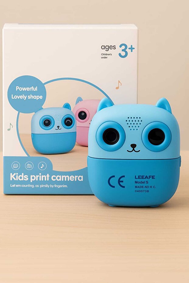 LEERFEI Kidst Print Camera – Anında Baskılı Çocuk Fotoğraf Makinesi