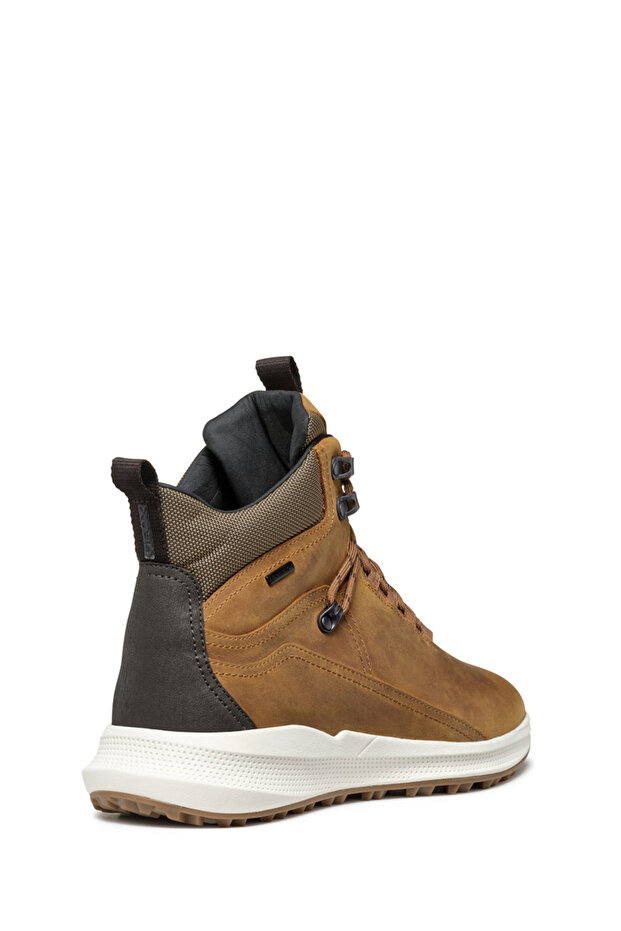 Erkek Taba Bağcıklı Deri Bot U46E0C0FF11C6001 - 5