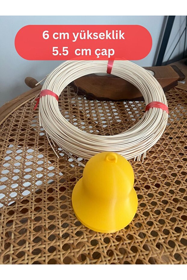 Rattan Örme Kalıbı Çan Seti, Yılbaşı Çanı, Avize, Aplik Rattan Kalıbı - 7