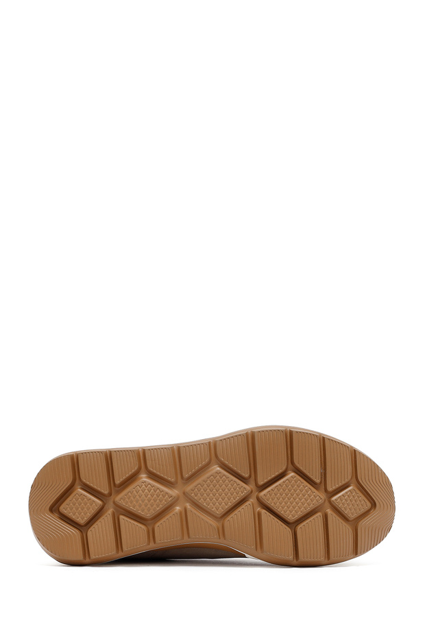 Erkek Vizon Kalın Tabanlı Nubuk Deri Comfort Loafer 25SFD6412V3 - 4