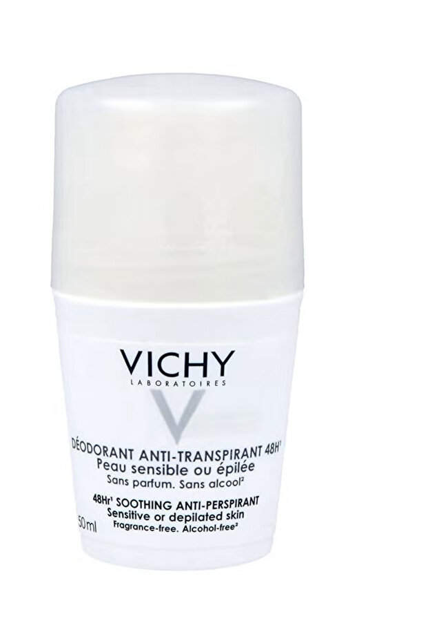 Sensitive Skin Roll-On Antiperspirant 48H, Twin Pack 50ml