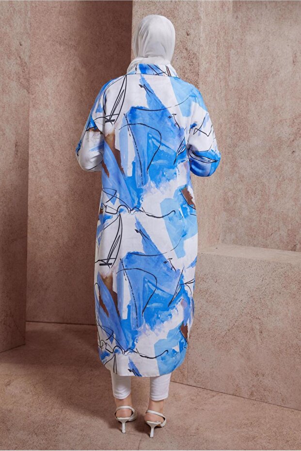 DESENLİ UZUN TUNİK 44609 - 3