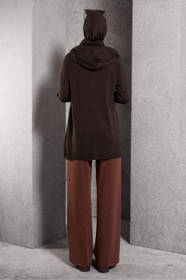 KAPÜŞONLU TRİKO HIRKA 45012 - 3