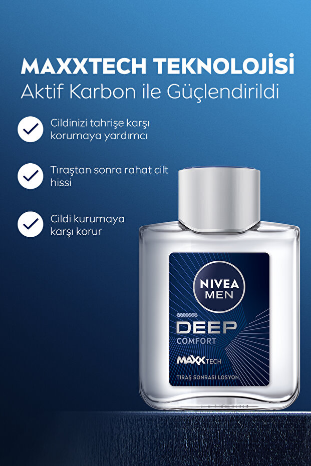 MEN Erkek Tıraş Sonrası Losyon Deep Dimension 100ml,Yenileyici,Ferahlatıcı,Erkeksi Koku,Nemlendirici - 3