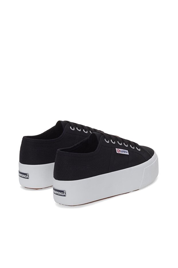 2790 Platform Kadın Siyah Platform Sneaker - 3