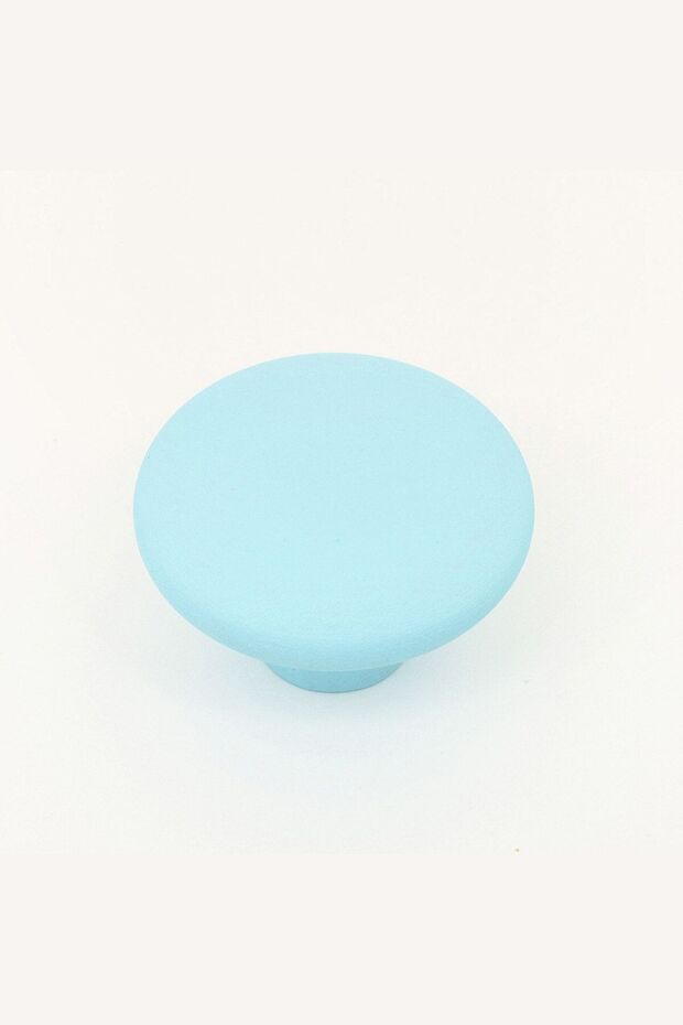 Makaron Series Blue Wooden Children's Room Cabinet and Drawer Handle