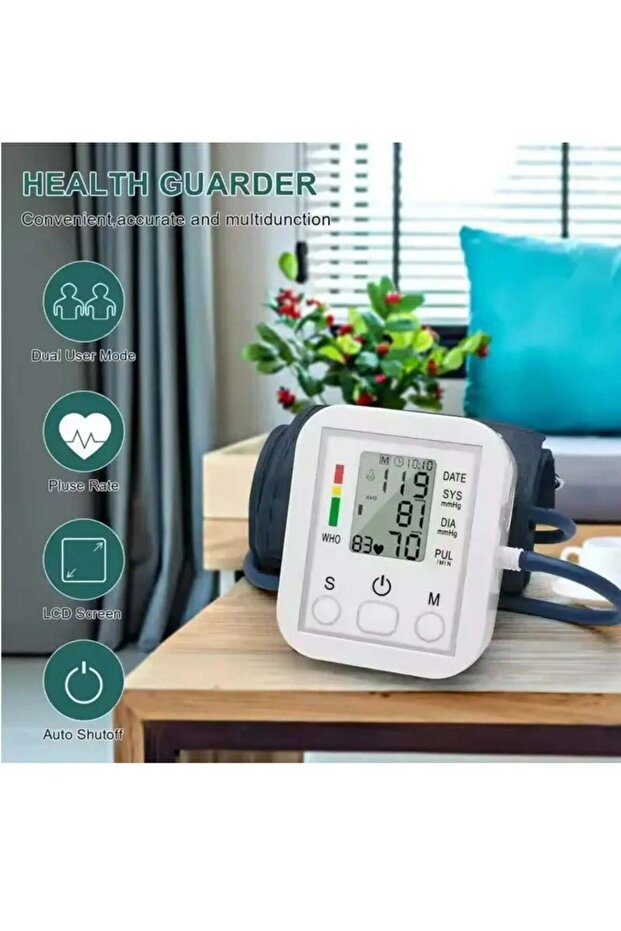 Generic Portable sphygmomanometer with LCD display and voice function digital blood pressure meter - 6