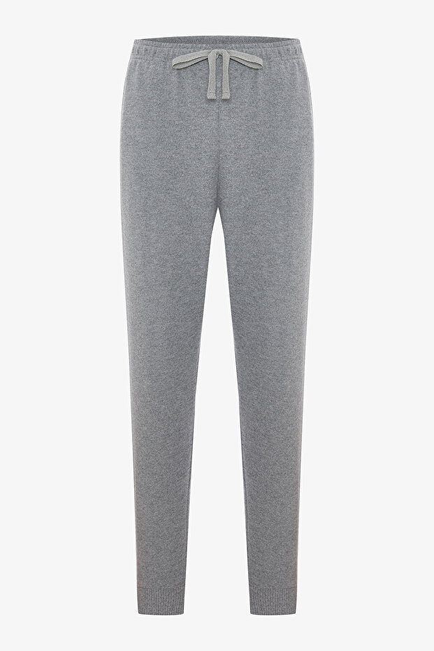 Ekoseli Erkek Oversize Gingham Jogger Pijama Takımı - 3
