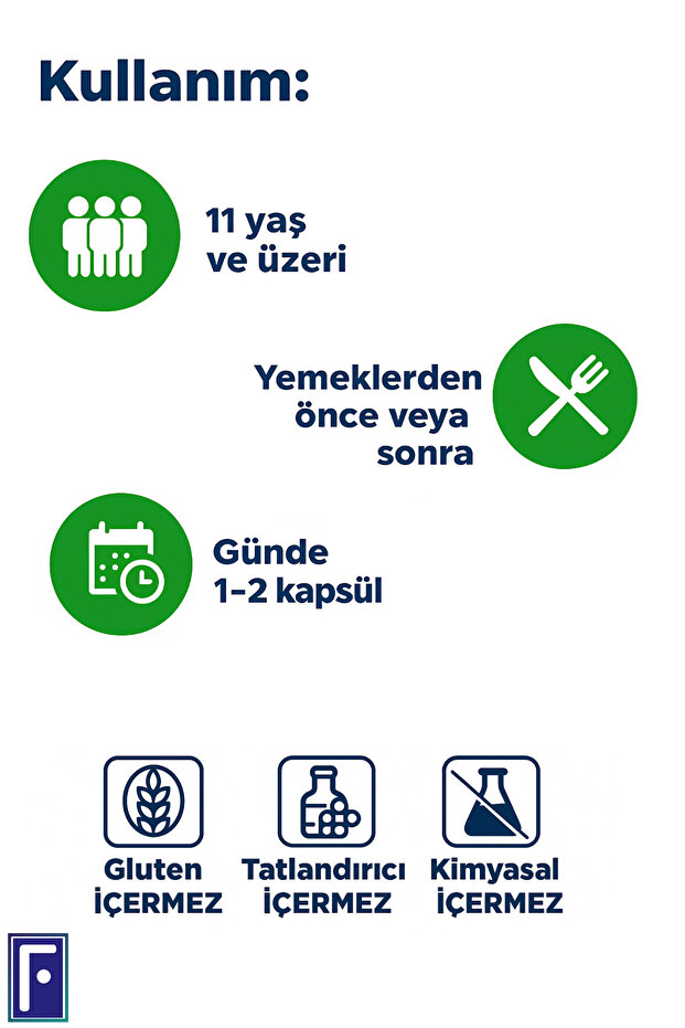 ® Flor Probiyotik Kapsül , Prebiyotik , Laktuloz, - 3