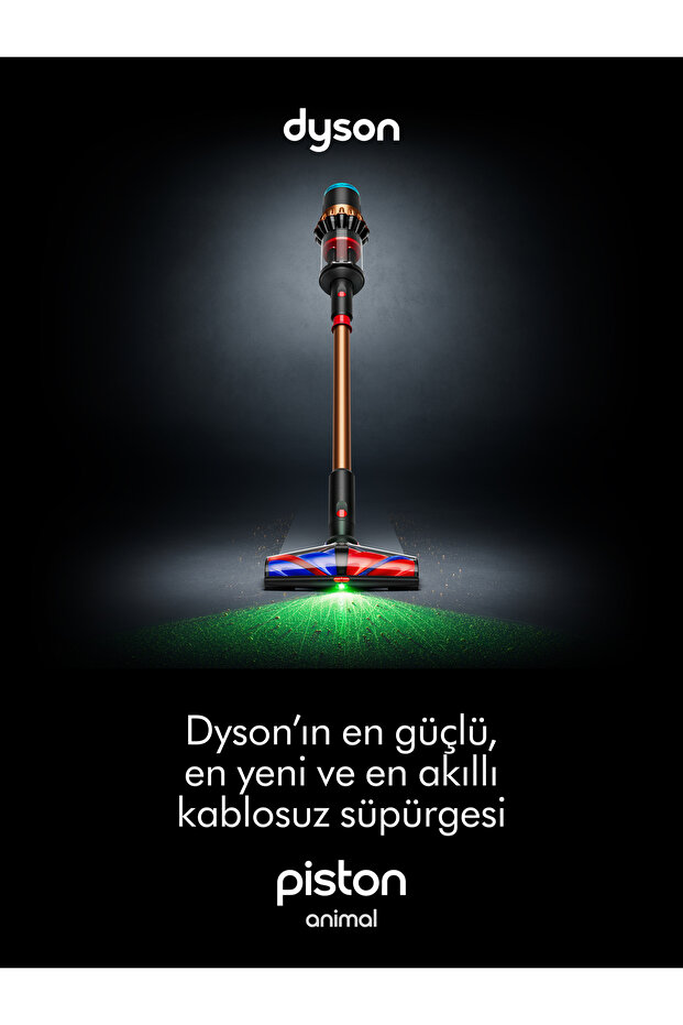 V16 Piston Animal Submarine™ ıslak kuru kablosuz süpürge (Mat siyah/Bakır) - 8