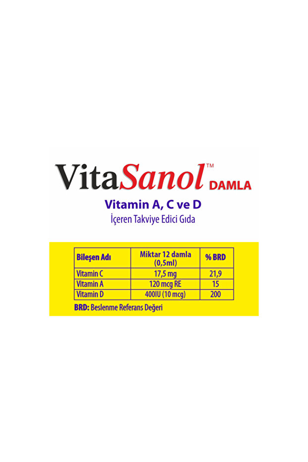 Vitasanol Vitamin A,c Ve D 30 Ml - 5